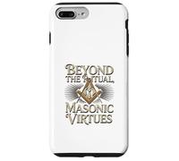 Masonic_Symbol con Beyond The_Rituals, Masonic_Virtues S&C Carcasa para iPhone 7 Plus/8 Plus