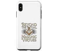 Masonic_Symbol con Beyond The_Rituals, Masonic_Virtues S&C Carcasa para iPhone XS MAX
