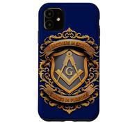 Masonic_Symbol con Brothers in_Spirit, United in_Purpose Carcasa para iPhone 11