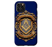 Masonic_Symbol con Brothers in_Spirit, United in_Purpose Carcasa para iPhone 11 Pro