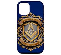 Masonic_Symbol con Brothers in_Spirit, United in_Purpose Carcasa para iPhone 12/12 Pro