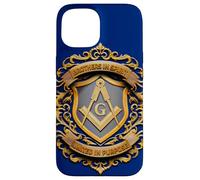 Masonic_Symbol con Brothers in_Spirit, United in_Purpose Carcasa para iPhone 15