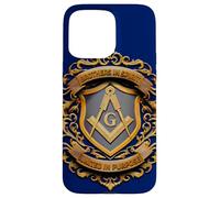 Masonic_Symbol con Brothers in_Spirit, United in_Purpose Carcasa para iPhone 15 Pro MAX
