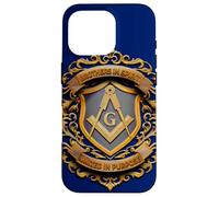 Masonic_Symbol con Brothers in_Spirit, United in_Purpose Carcasa para iPhone 16 Pro
