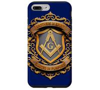 Masonic_Symbol con Brothers in_Spirit, United in_Purpose Carcasa para iPhone 7 Plus/8 Plus