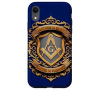 Masonic_Symbol con Brothers in_Spirit, United in_Purpose Carcasa para iPhone XR