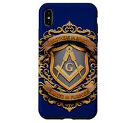 Masonic_Symbol con Brothers in_Spirit, United in_Purpose Carcasa para iPhone XS MAX
