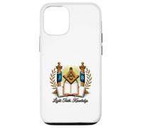 Masonic_symbol con "Light_truth_, Conocimiento" S&C Carcasa para iPhone 12/12 Pro