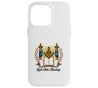 Masonic_symbol con "Light_truth_, Conocimiento" S&C Carcasa para iPhone 14 Pro Max