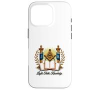 Masonic_symbol con "Light_truth_, Conocimiento" S&C Carcasa para iPhone 16 Pro