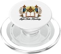 Masonic_symbol con "Light_truth_, Conocimiento" S&C PopSockets PopGrip para MagSafe