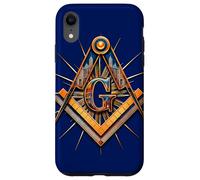 Masonic_symbol con "Masonic-Lodge Buildings_Silhouette" S&C Carcasa para iPhone XR