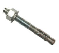MASONMATE Tornillo Pasante M8 x 120mm Zincado, Pack de 100