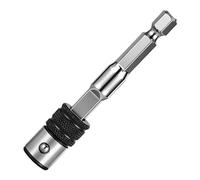 Masoog Adaptador para Taladro | Alargador de vástago hexagonal de 6,35 mm,Portabrocas Auto-blocante para Taladro Eléctrico,Para Construcción con Tuercas, Destornilladores,