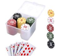 Masoog Fichas de | 100 piezas de accesorios de juego de colores con de