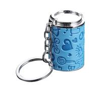 Masoog Llavero Mini Hucha - Contenedor para Monedas con Cierre de Resorte Portátil en Aleación de Zinc - Portamonedas Portátil | para Mochila, Bolso, Cartera y Llaves, Familiares, Estudiantes y