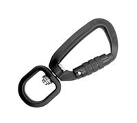 Masoog Mosquetón Giratorio - Mosquetón de Bloqueo con Capacidad de Carga de 4KN,Hebilla para Camping - Para Mochilero, Senderismo, Hamaca, Gimnasio, Viaje y Garaje