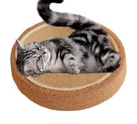 Masoog Rascador redondo para gatos, alfombrilla de sisal para gatos | Bandeja para rascar para interior de gatos lounge, sofá cama para proteger muebles
