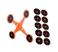 Masoog Spinner-Objetivo | Acero al carbono engrosado con resistencia a los golpes - Retorno automático de ocio Plataforma | para campo de tiro al aire libre jardín prado terreno abierto