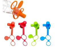 Masoog Tapón para botellas de agua - Adaptador para vasos infantiles, 4 piezas de silicona para cuna y niños pequeños