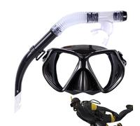 Masque and Snorkel - Snorkel Set Gear Adult Goggles - Antifugas y antivaho | Panoramic View Snorkeling Gear Tempered Glass Lens for Swimming, & Diving