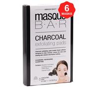 Masque BAR Almohadillas Exfoliantes Faciales de Carb n (Caja de 6) - Tratamiento Coreano para la Piel Facial - Absorbe las Impurezas y el Exceso