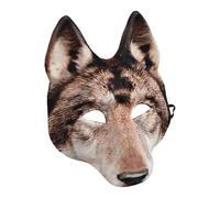 Masque De Cabeza De Lobo | Masque De Animales De Máscaras De Terror De Miedo, Mascar De Cabeza De Mascarilla Realista Para Adultos, Suministros De Halloween De Animales De Miedo Para Suministros De Di
