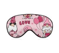 Masque de sommeil pour les yeux, cache-yeux, masque de sommeil confortable para les voyages en avion, le yoga, la sieste, nains de jardin amusants, Joyeuse Saint-Valentin