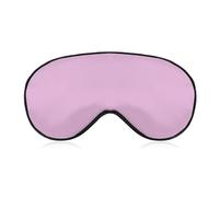 Masque de sommeil unisexe doux, sangle réglable pour voyage en avion, masque de sommeil rose for les yeux, pour le yoga, la sieste et les voyages en avion