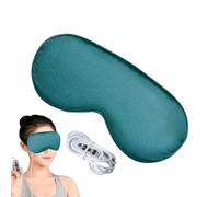 Masque Oculaire Chauffant | Masque De Sommeil Avec 3 Niveaux De Chaleur | Compresse Chaude Apaisante Avec Occlusion De La Lumière | Idéal Pour Relaxation, Détente, Spa, Méditation Et Soulagement De La