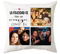 masqueprecios Cojin Personalizado Recuerdo Amistad, Regalo Amigo Invisible, Detalle Mejor Amiga, Amistad,Forever, Regalo mi Mejor Amiga