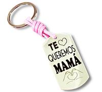 masqueprecios Llavero mamá, te queremos mamá, regalo día de la madre, detalle para regalar a las madres, 7 de marzo, llavero mujer