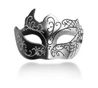 Masquerade Mask for Men Couple Venetian Mask for Halloween Mardi Gras Costume