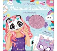Masques à pailleter Animaux mignons