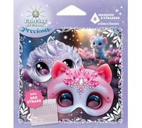 Masques à strasser (Preciosa): Coffret avec 6 masques à strasser et 200 strass (Fantasy Dreams - Pochette)