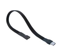 Masreoi Cable alargador USB pequeño y flexible, extensores USB, 1 m, color negro