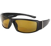 Mass Vision The Contender - Gafas de sol bifocales polarizadas de marco completo para hombres y mujeres, Amarillo: conducción nocturna, M