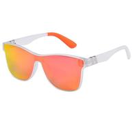 Mass Vision 'The Prime Time' - Lentes de sol deportivos de moda para hombres y mujeres, lente ligera de una pieza, protección UV, ajuste elegante, Sunset Frost - Polarizado, Medium