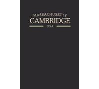 Massachusetts Cambridge USA Midnight Edition: College Ruled Minimalist Notebook for Students, Daily Writing, Travel Journals, Souvenir Gifts, and Patriotic Holidays | 120 Pages