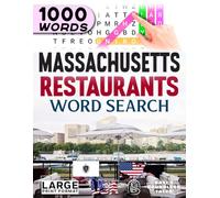 Massachusetts Restaurants Word Search: Large Print