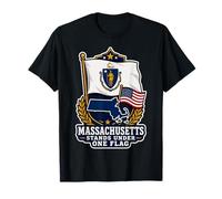 Massachusetts Stands Under One Flag Camiseta