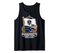 Massachusetts Stands Under One Flag Camiseta sin Mangas