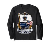 Massachusetts Stands Under One Flag Manga Larga