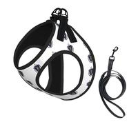 Massachusetts State Flag Print Pet Supplies - Arnés ajustable de malla transpirable flexible para perros pequeños y medianos, S-L
