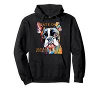 Massachusetts Territory Dog The Boston Terrier Artístico Sudadera con Capucha