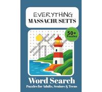 Massachusetts Word Search Puzzle Book: For Adults, Seniors and Teens | 50+ Puzzles