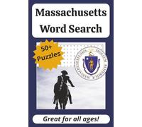 Massachusetts Word Search Puzzle Book: Word Searches with Easy to Read Print about Massachusetts | 6 x 9 inches, 110 pages | 50+ Puzzles | Great Gift for Traveling, Holidays, and Free Time