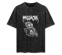 Massacra Enjoy The Violence Merciless Morgoth Ripping Corpse Demigod Unisex T-Shirt Black Mens Top tee M
