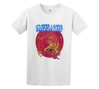 Massacre from Beyond Print Unisex T-Shirts Men tee Cotton Tops White Shirt M