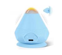 Massage Ball, Electric Massage Ball with Suction Cup, with Vibration and Hot Compress, Self-Massage of Trigger Points Back, Neck, Legs, Feet etc. (Bl